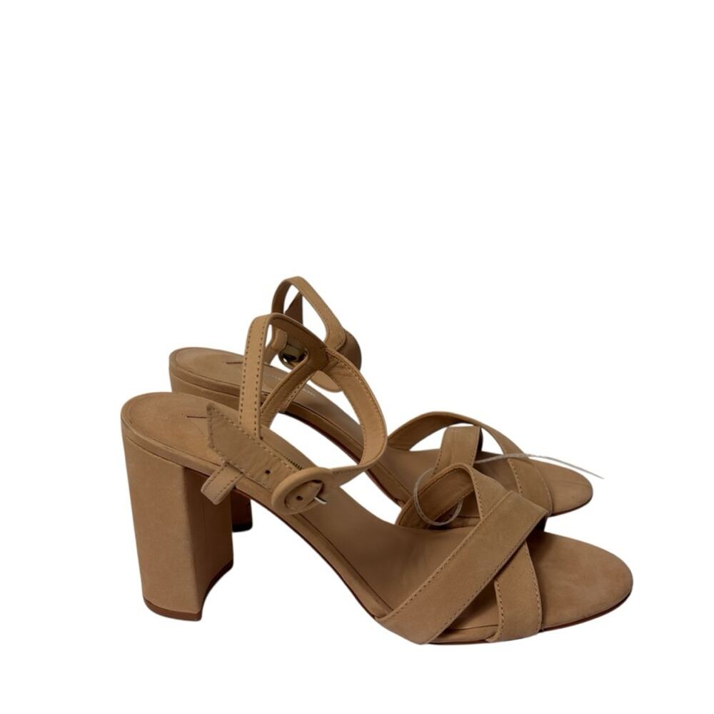 ANTONIO MELANI BEIGE WOMEN BLOCK HEELS SIZE 10M BRAND NEW WITHOUT BOX
